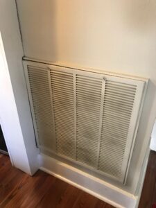 leaky ac wall return vent